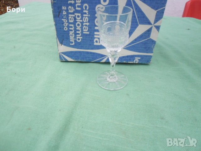 Стари кристални чаши за ракия, снимка 1 - Сервизи - 35040927