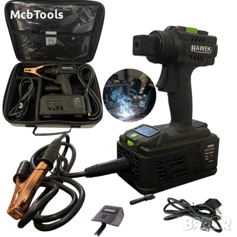 Професионален ръчен инверторен електрожен тип пистолет с дисплей 400A HAWEK