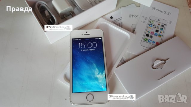 Iphone 5S iOS 7.0.2 Перфектен!, снимка 1 - Apple iPhone - 22465040