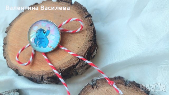 Значка-мартеница Стич, снимка 5 - Други - 43996672