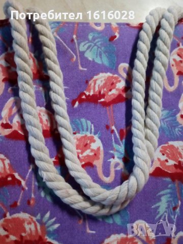 Нови три летни модела чанти с фламинго за ежедневие,разходка или плаж., снимка 4 - Чанти - 39795715