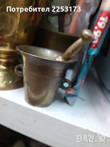 Четири месингови малки хавана с чукала, снимка 6 - Декорация за дома - 33387820