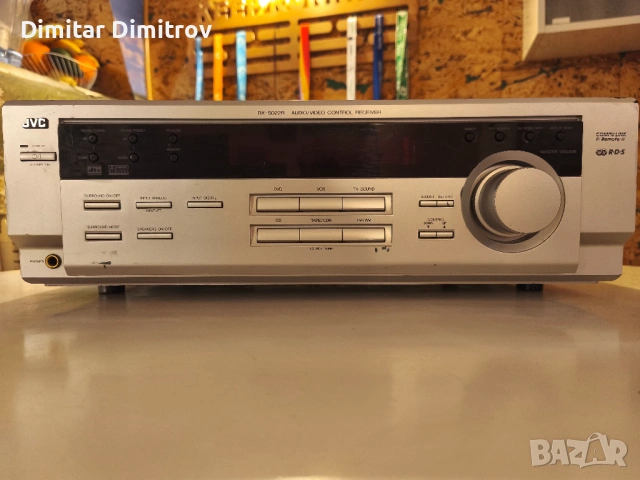 Ресивър JVC RX-5022RSL с Оптичен вход (DAC) – Перфектен