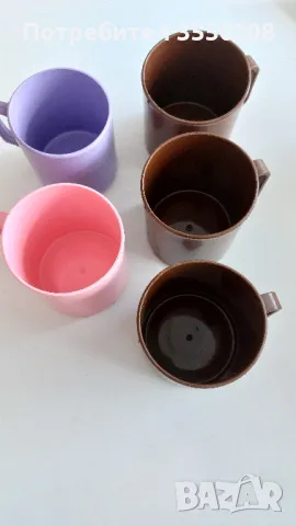 Чаша пластмасова с дръжка, нови