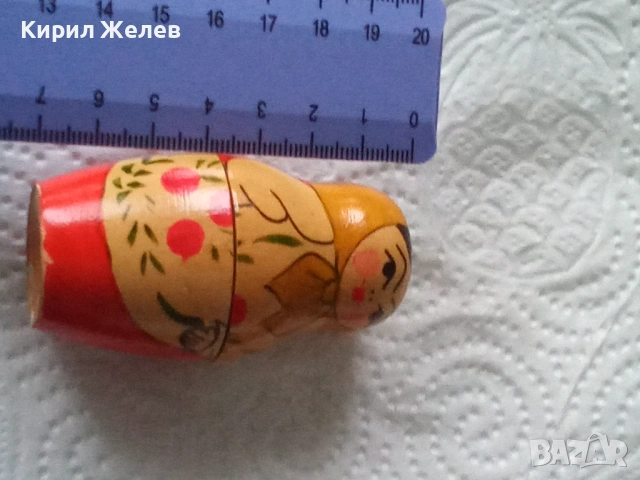 Руска матрьошка дървена играчка 53830, снимка 6 - Антикварни и старинни предмети - 53480632
