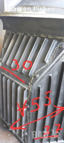 Dorve камина за вграждане- само плътен чугун.Стъкла,уплътнения,метал- вс е в отлично състояние.11 kW, снимка 3 - Други стоки за дома - 50674086