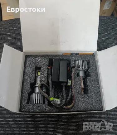 Sycreek комплект LED крушки за фарове H1, 2 броя, 35000LM 6000K студено бяло, снимка 9 - Аксесоари и консумативи - 48546437