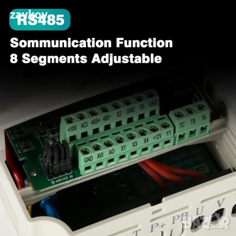 Честотно задвижване Jadeshay, еднофазен вход 220V към трифазен изход 380V, VFD инверторен честотен, снимка 5 - Други инструменти - 50822647