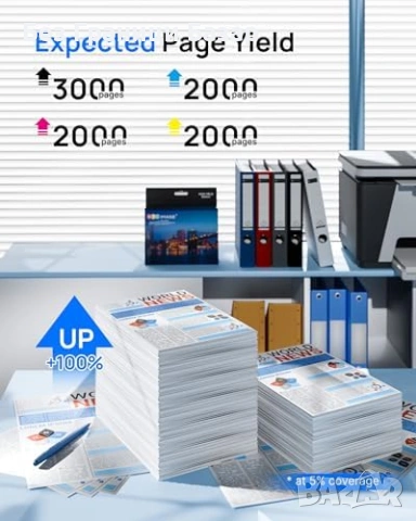 Нови LC527XL мастилени касети за Brother MFC-J4350DW/J4550DW 4 броя, снимка 3 - Други - 53518022