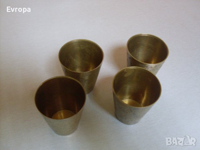 Бронзови чаши- 4бр., снимка 2 - Антикварни и старинни предмети - 43170797