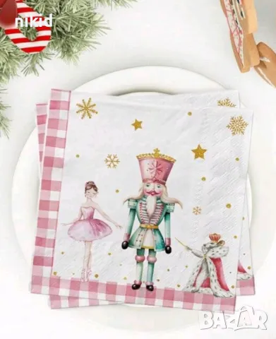 Войник от Лешникотрошачката 8 парти салфетки рожден ден, снимка 2 - Други - 48327076