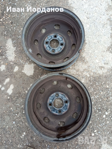 Две летни гуми и четири железни джанти, снимка 7 - Гуми и джанти - 36351383