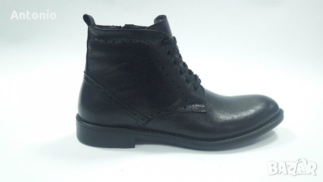 Мъжки боти 3572 естествена.кожа официални