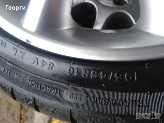 Джанти с гуми 195/45/16 OPEL 5x110, снимка 7 - Гуми и джанти - 52468980