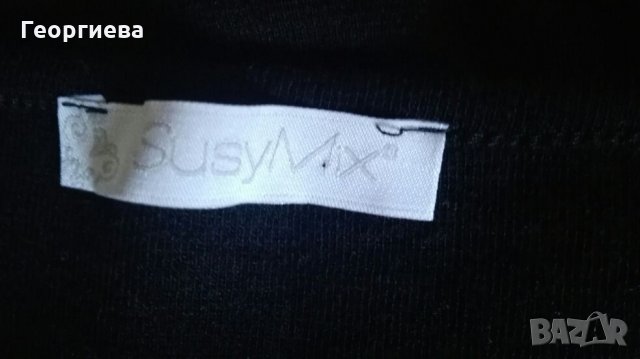 Красива плътна рокля в черно и сиво ПРОМОЦИЯ - 8лв.🍀👗S,S/M👗🍀 арт.285, снимка 8 - Рокли - 27616339