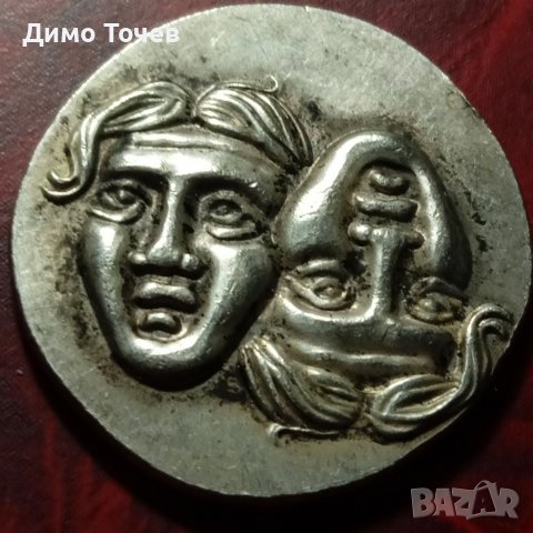 Монета древна Гърция.Истрос.Двуликия Янус.В капсула , снимка 4 - Нумизматика и бонистика - 39741041
