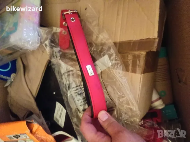 Нашийник / каишка  за куче розов 46-56 см. НОВ