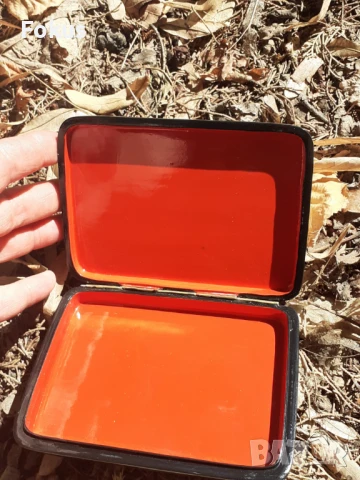 Уникална руска лакова кутия - табакера Федоскино печат, снимка 3 - Антикварни и старинни предмети - 51301428