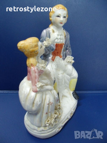 № 6172 стара порцеланова фигура , снимка 2 - Други ценни предмети - 36513571