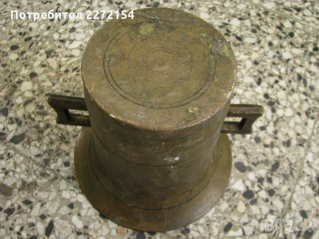 Голям аптекарски хаван камбана, снимка 3 - Антикварни и старинни предмети - 33621028