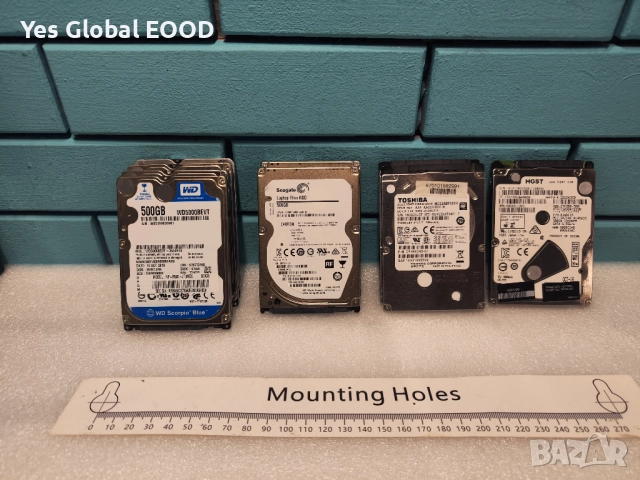 WD / SEAGATE / HITACHI / SAMSUNG HDD 2.5 500GB / Хард диск за лаптоп