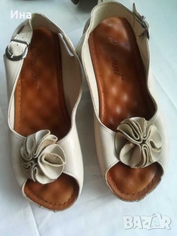 Coronni Св. бежови ест кожа, снимка 2 - Сандали - 32812681