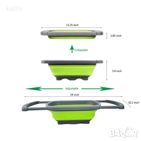 сгъваема кошница , снимка 2 - Други стоки за дома - 50848784