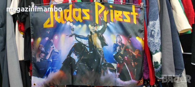 Judas Priest Flag- 3 размера- знамена и интериорен транспарант, снимка 2 - Китари - 43092047
