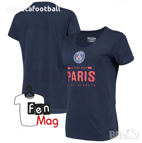 Дамска Футболна тениска на ПСЖ!Дамска фен тениска на PSG, снимка 1 - Фен артикули - 32866981