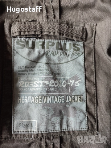 Surplus военно Яке Heritage Vintage Л , снимка 3 - Спортни дрехи, екипи - 50023327