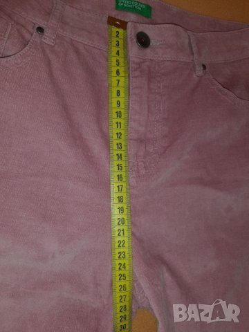 Джинси от тънък плат р-р 42 на BENETTON, снимка 6 - Дънки - 36925453