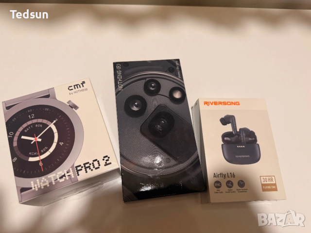 Nothing phone 3[a]PRO в комплект с Часовник и слушалки