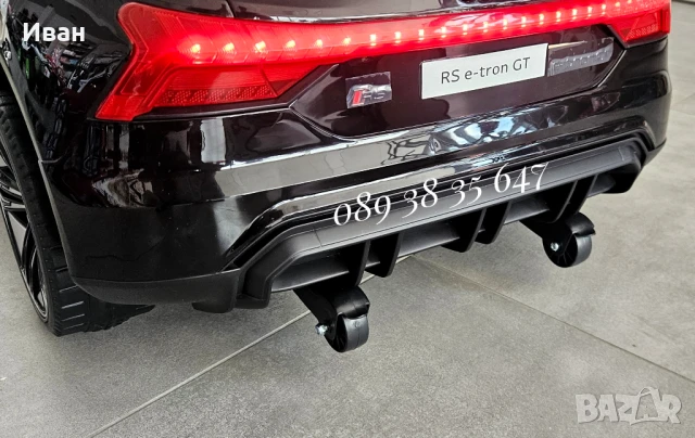 ТОП ЦЕНА!НОВО!Акумулаторна кола AUDI RS E-tron GT с меки гуми,12V батерия , снимка 12 - Детски велосипеди, триколки и коли - 39218266