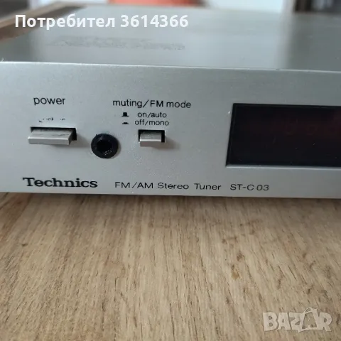 Тунер Technics FM/AM ST-C03, снимка 3 - Аудиосистеми - 49506110