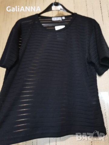СТРАХОТНА НОВА БЛУЗА РАЗМЕР ДО XL , снимка 4 - Тениски - 32678075