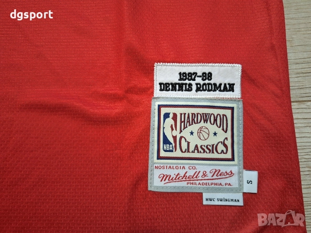 Баскетболен потник на Денис Родман #Чикаго Булс #91# Mitchell&Ness!, снимка 3 - Баскетбол - 52572318