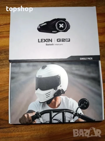 НОВ интерком LEXIN G2P Bluetooth слушалка за мотоциклетна каска, FM радио, 6 корпуса, универсално..., снимка 13 - Аксесоари и консумативи - 50556190