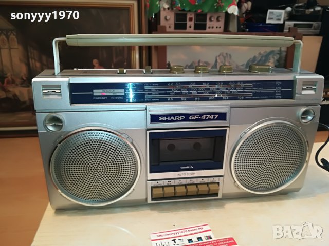 🛑SHARP GF-4747H 2109221356, снимка 2 - Радиокасетофони, транзистори - 38072948