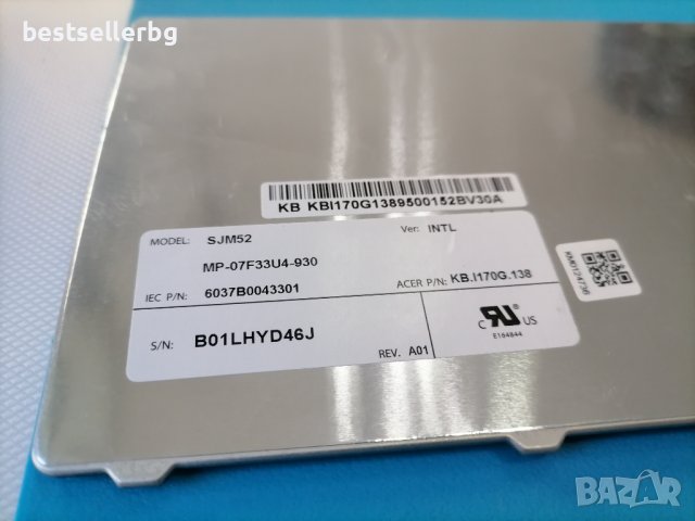  Клавиатура за GATEWAY EC54 EC58 Black Кирилизирана, снимка 4 - Части за лаптопи - 39986558