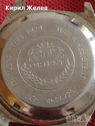 Мъжки часовник Ориент класически модел състояние видно от снимките 39659, снимка 6 - Мъжки - 43773391