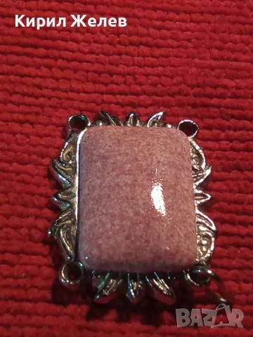 РЕТРО БИЖУ ПЕНДАНТ ВИНТИДЖ СТИЛ АРТ-КЕРАМИКА 16646, снимка 6 - Колиета, медальони, синджири - 31283176