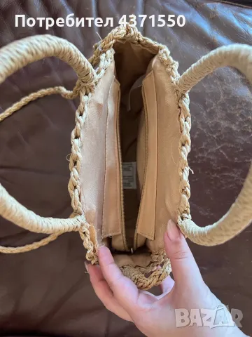 Плетена кръгла чанта Hailys, снимка 2 - Чанти - 48861958