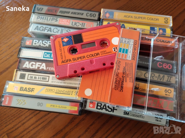 AGFA,BASF,Scotch,PHILIPS,UNIVERSUM, 60,90,120, снимка 13 - Аудио касети - 36153372