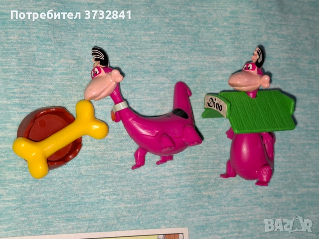 Семейство Флинтстоун редки Киндер фигурки от 2000 година Kinder The Flintstones, снимка 3 - Колекции - 52864336