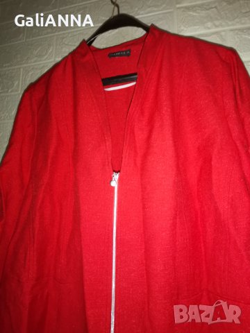 СТРАХОТНО ВРЪХНО САКО С ЦИП 2XL-3XL, снимка 3 - Сака - 44015035