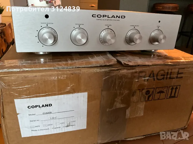 Hi End Tube Preamp  Copland CTA301 MkII, снимка 10 - Ресийвъри, усилватели, смесителни пултове - 47432987