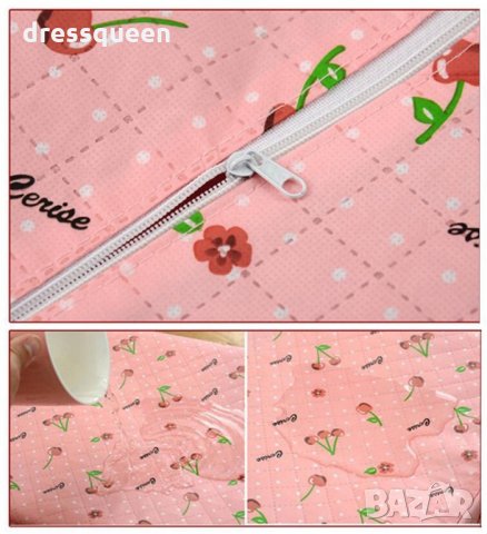 2550 Комплект от 3бр.розови органайзери за бельо и чорапи с капаци, снимка 4 - Други стоки за дома - 28482066