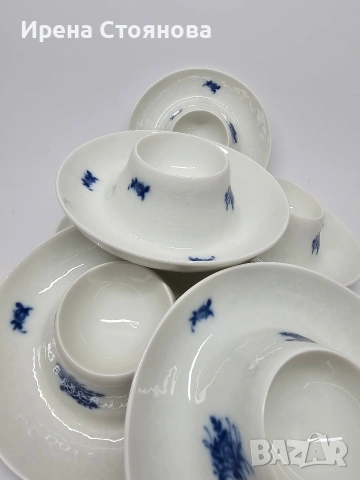 Rosenthal - Romance Rhapsody по дизайн на Bjorn Wiinblad 1961г. 6 броя коктиери, снимка 2 - Сервизи - 53390274