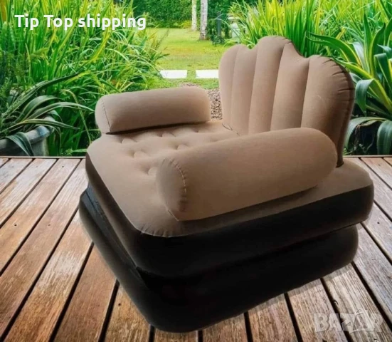 Надуваем фотьойл 5 в 1 SuperSofa - Пет вида комфорт в едно удобно решение