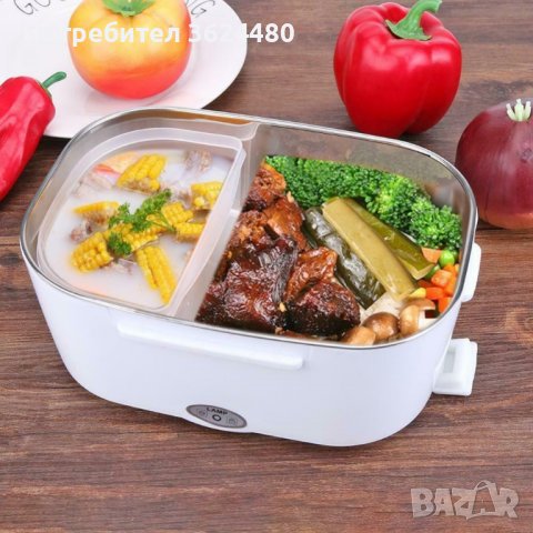 Електрическа кутия зa топла храна, снимка 4 - Кутии за храна - 39975477